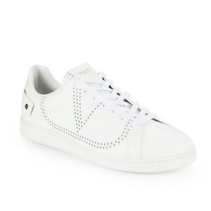 NIB $690 Valentino Backnet Perforated Sneaker in White -  11.5US  / 41.5!